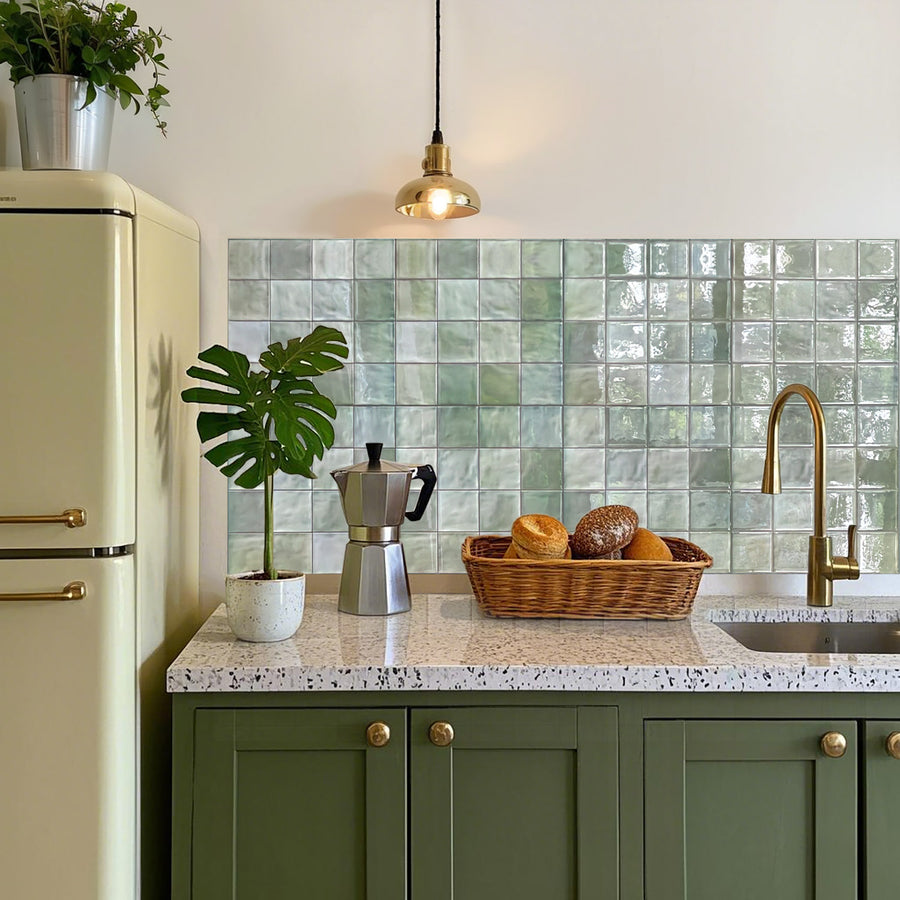 Peel-and-Stick Backsplash