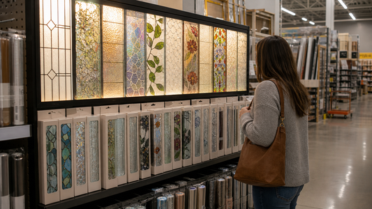 Why stained glass window film sells on U.S. retail shelves