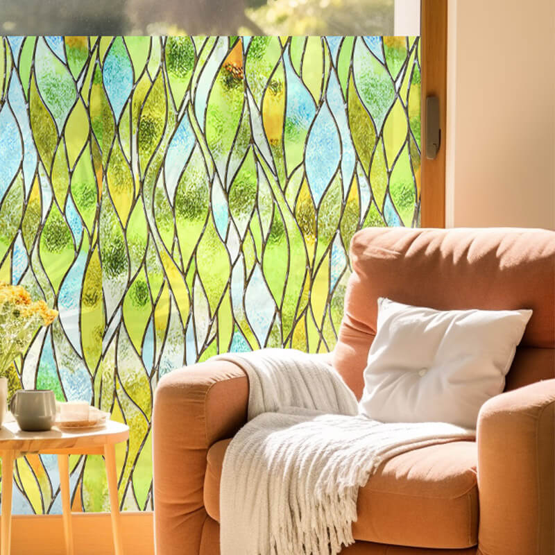 Wholesale Vintage-Style Stained Glass Window Film