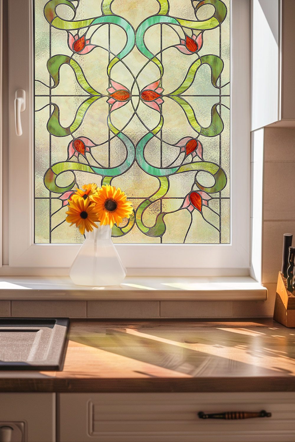 Eden Stained Glass Decorative Window Film