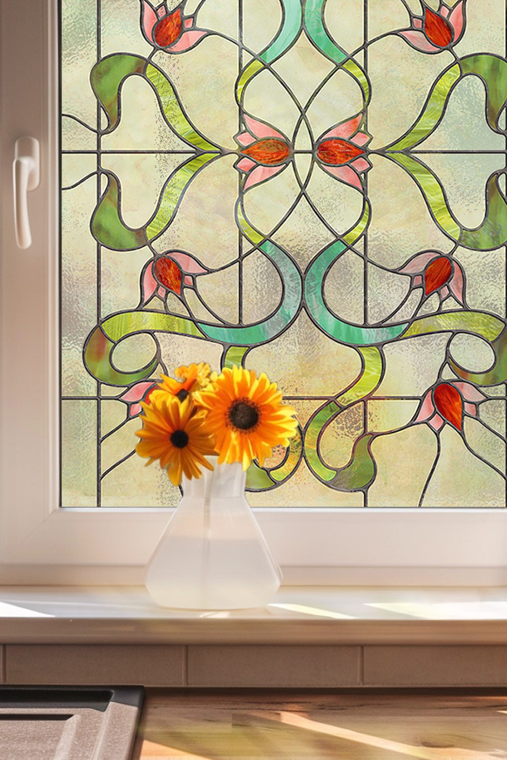 Eden Stained Glass Decorative Window Film