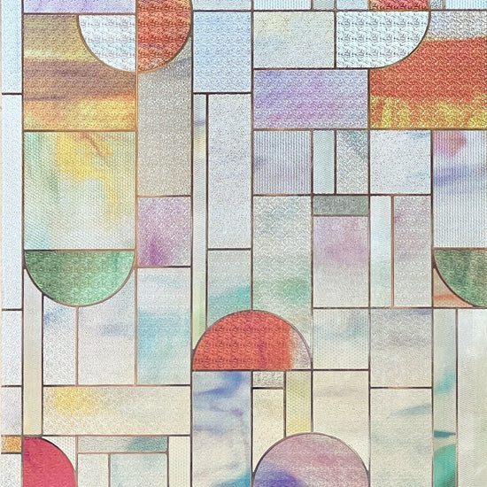 3D Stained Glass Decorative Window Film --Passion