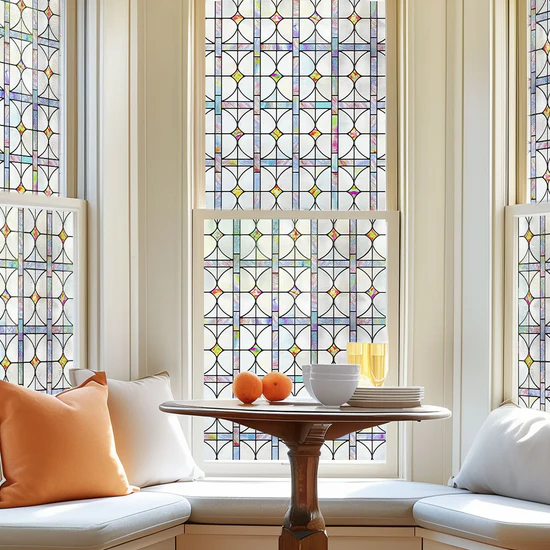 3D Stained Glass Decorative Window Film --A Million Dreams