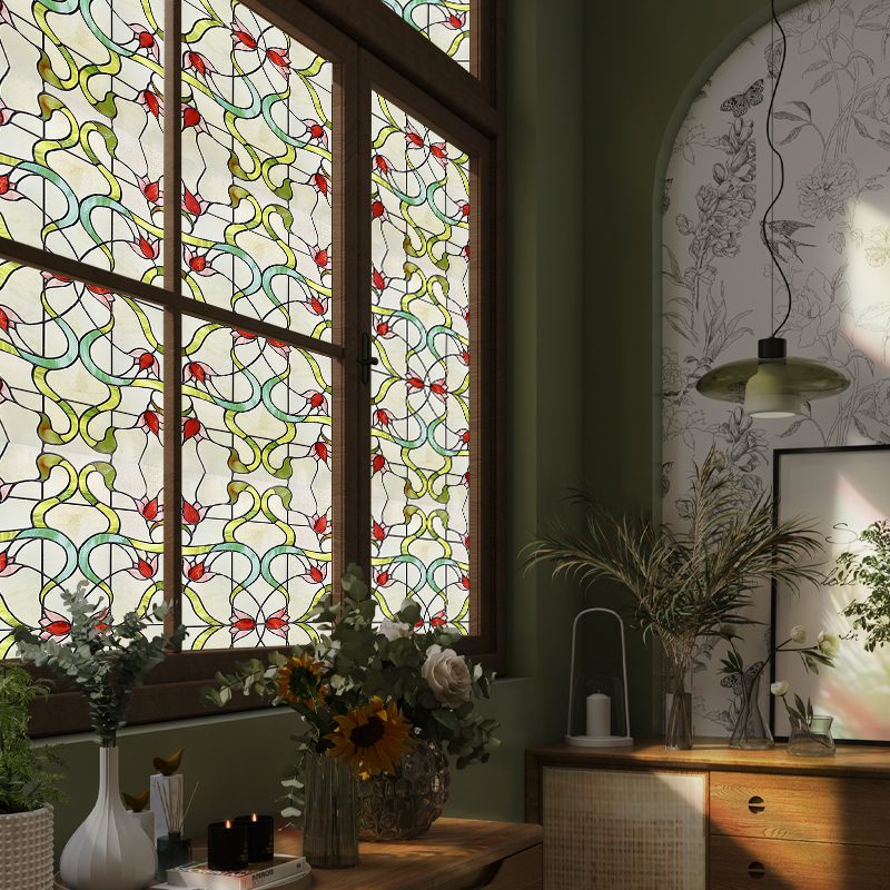 Eden Stained Glass Decorative Window Film