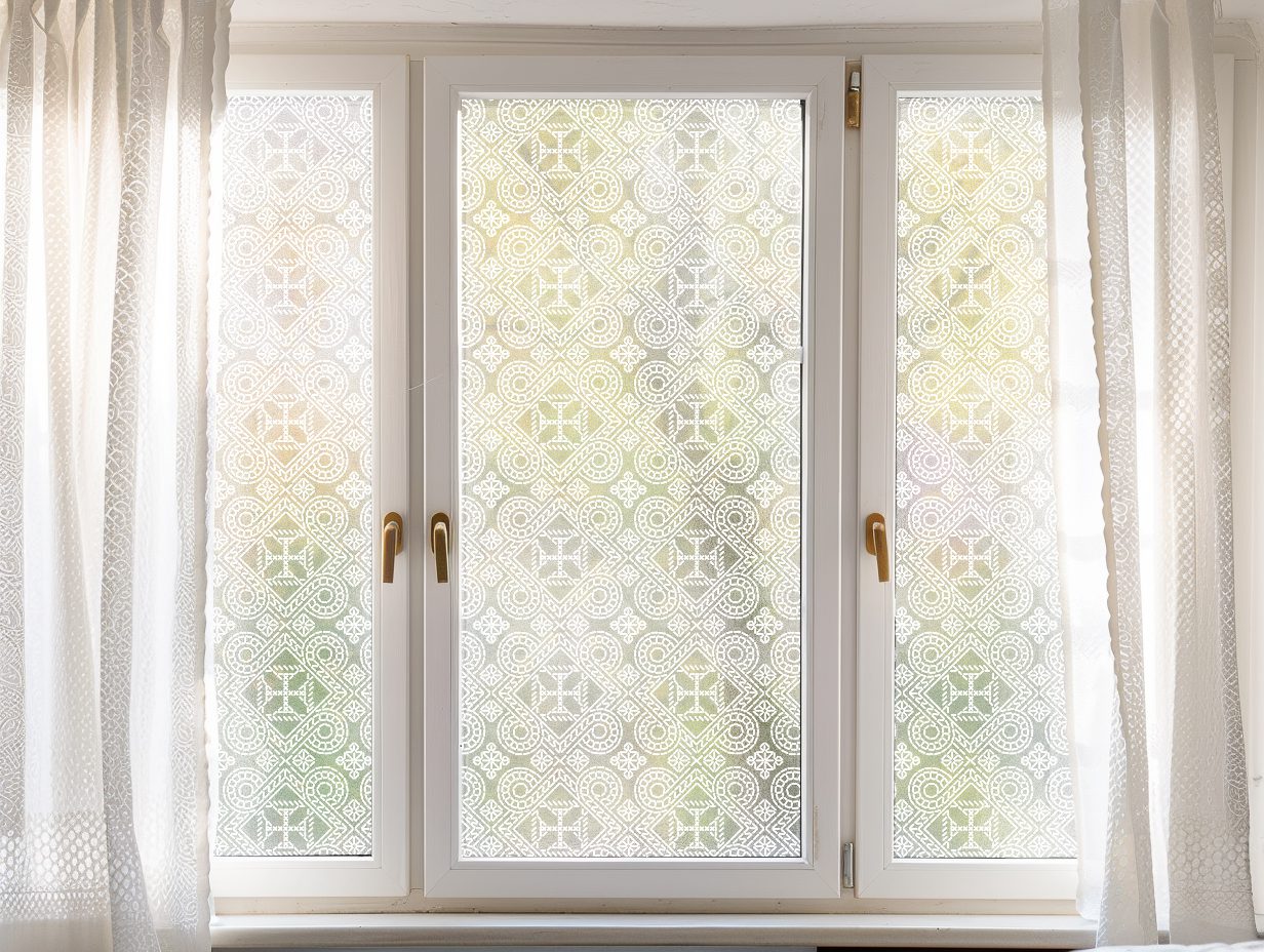Wholesale Bohemian Lace Glass Window Film – Static Cling Privacy & UV Protection