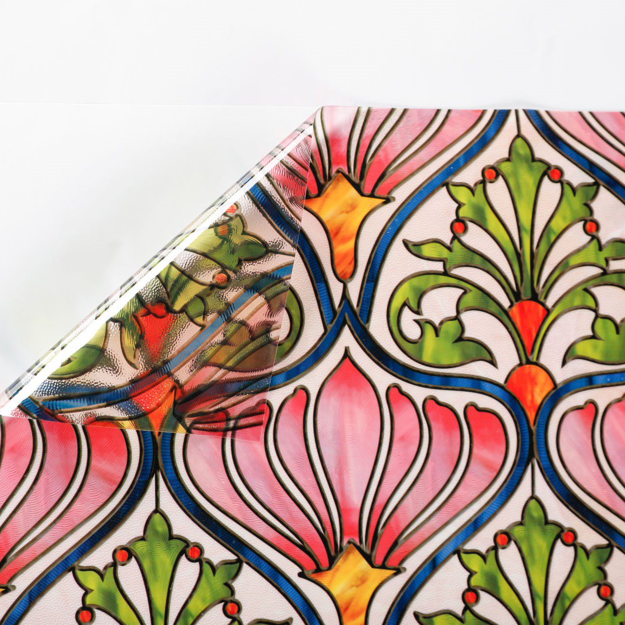 3D Decorative Stained Glass Window Film --Daisy Floral window film