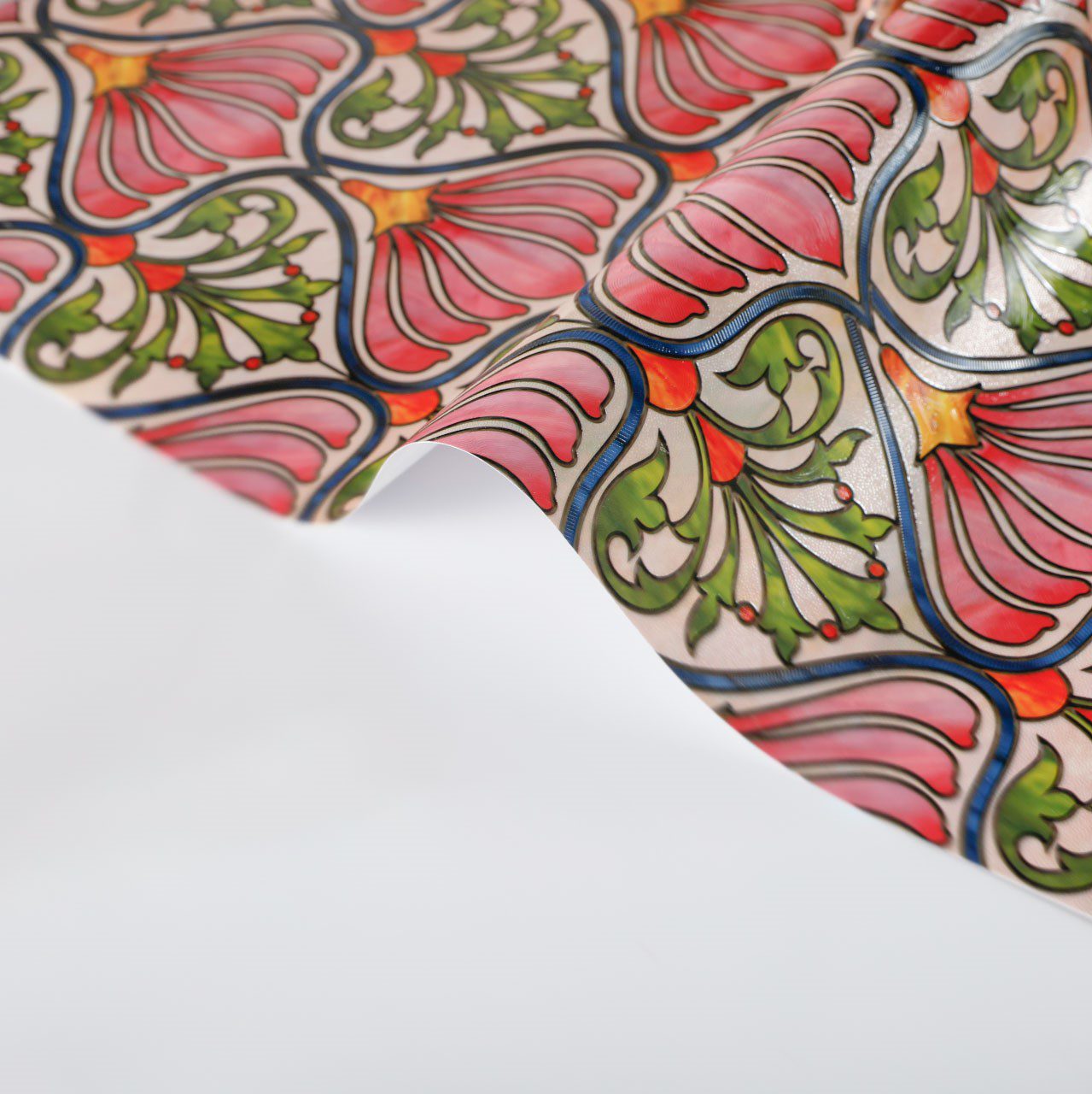 3D Decorative Stained Glass Window Film --Daisy Floral window film