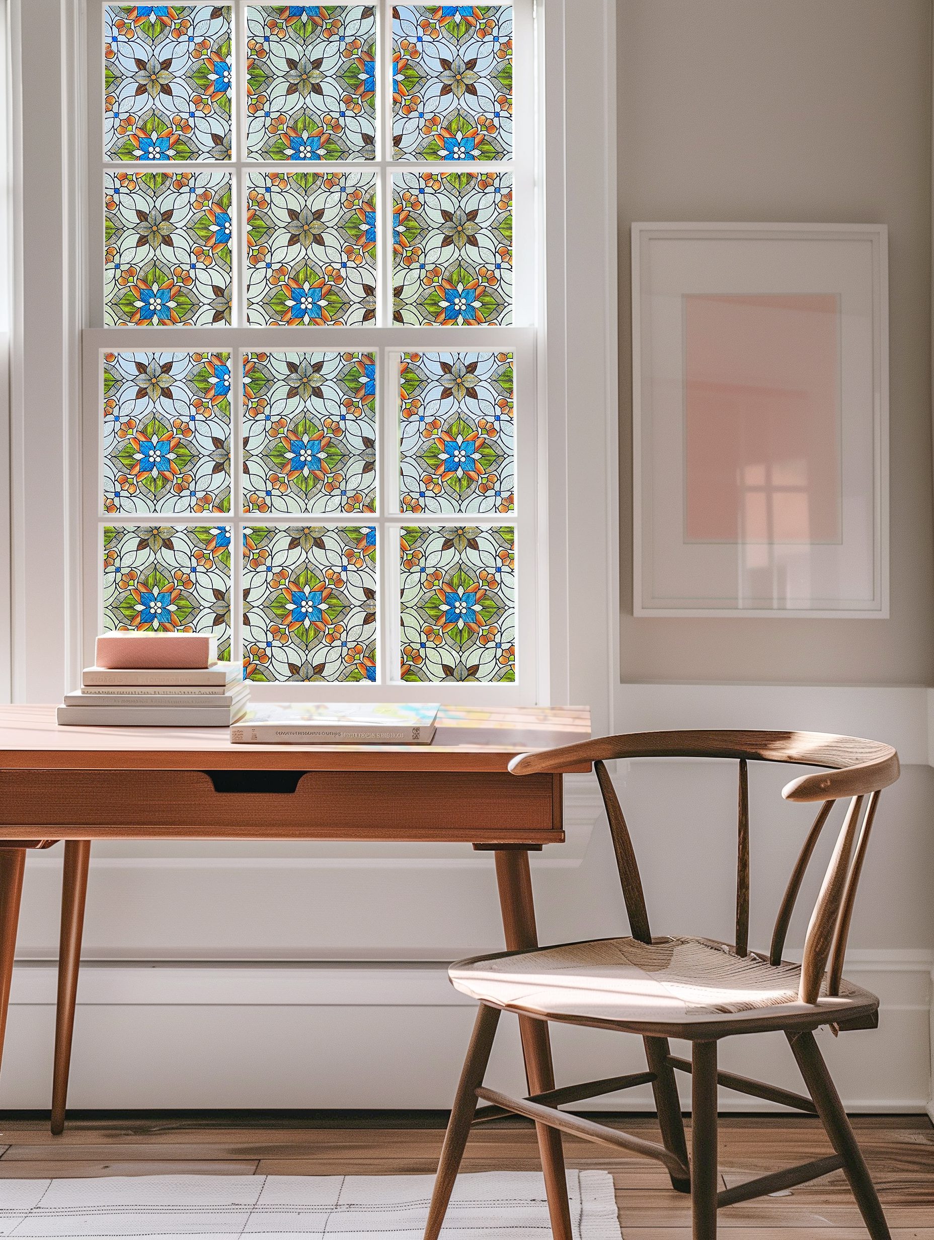 3D Decorative Stained Glass Window Film – Kaleidoscope | Wholesale & OEM Supply