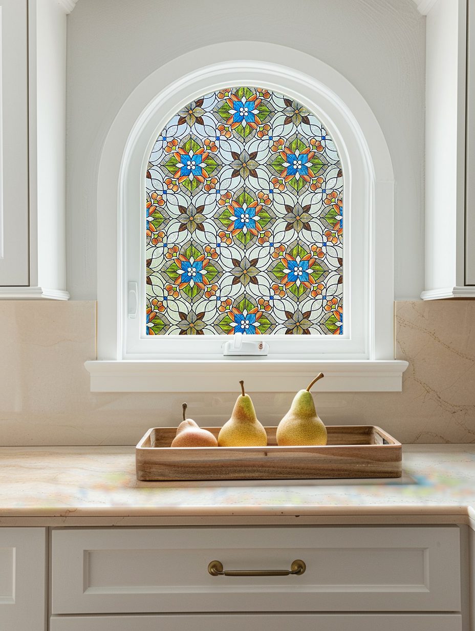 3D Decorative Stained Glass Window Film – Kaleidoscope | Wholesale & OEM Supply