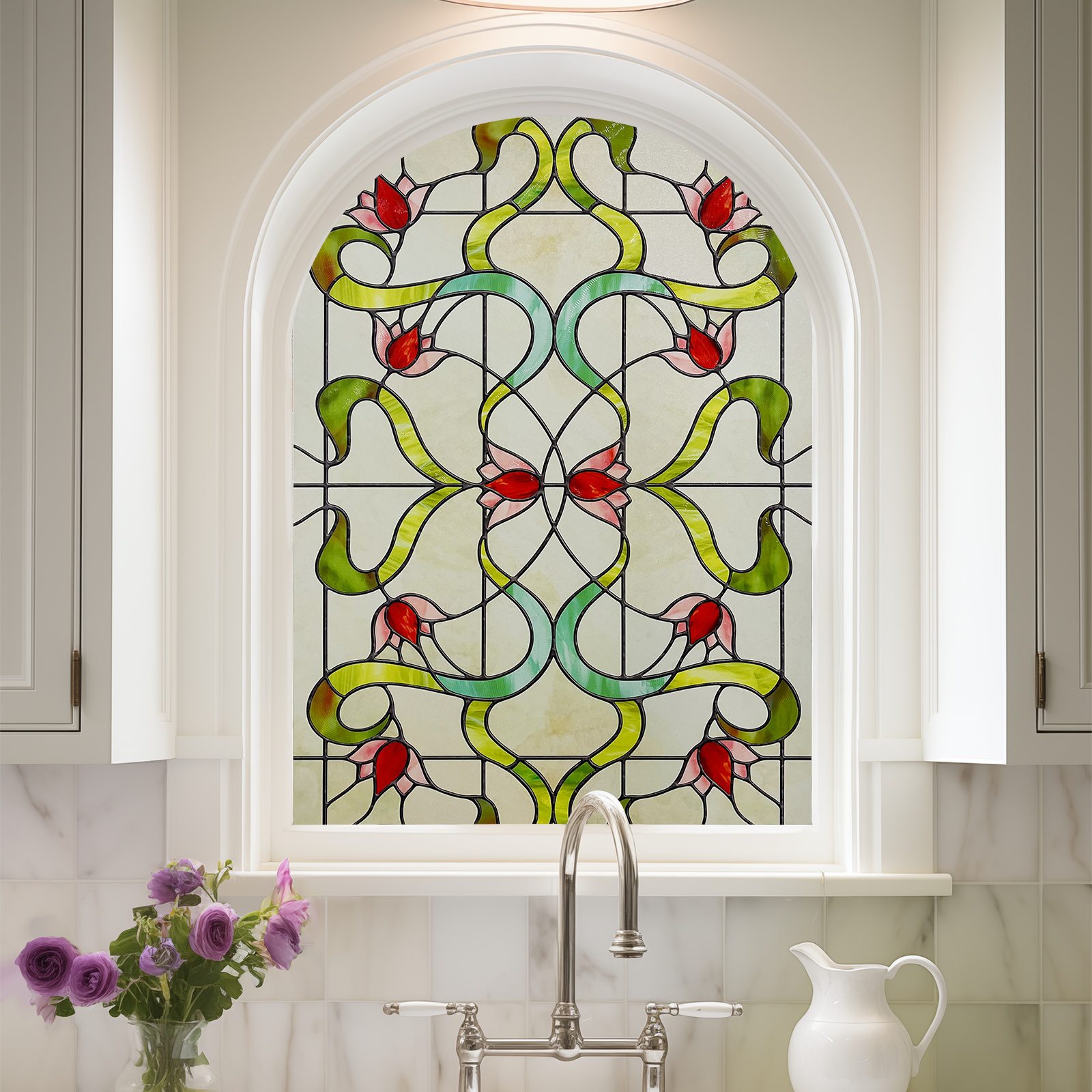 Eden Stained Glass Decorative & Privacy Window Film