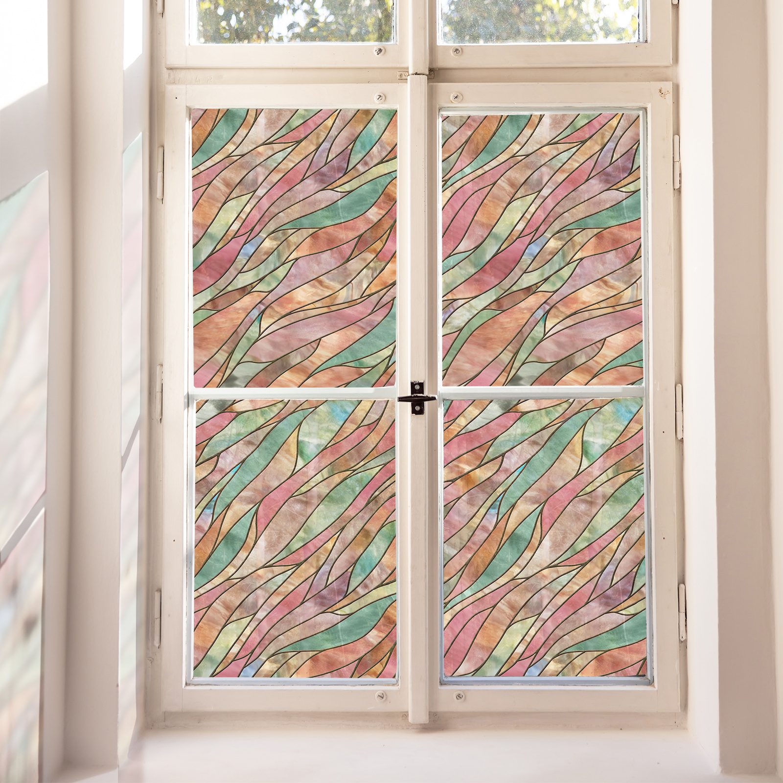 3D Stained Glass Decorative Window Film-Wind