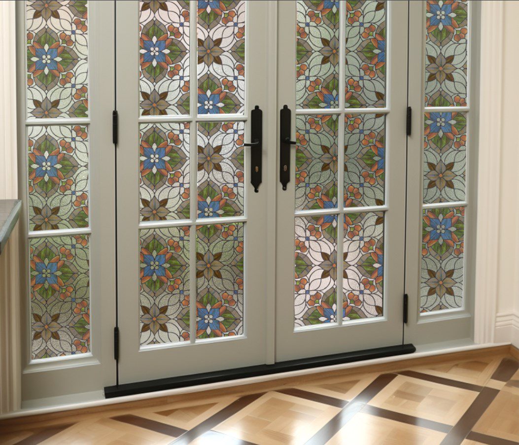 3D Decorative Stained Glass Window Film-Kaleidoscope