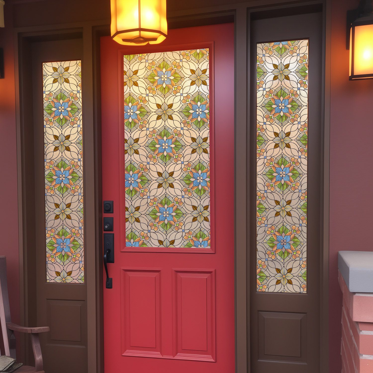 3D Decorative Stained Glass Window Film-Kaleidoscope