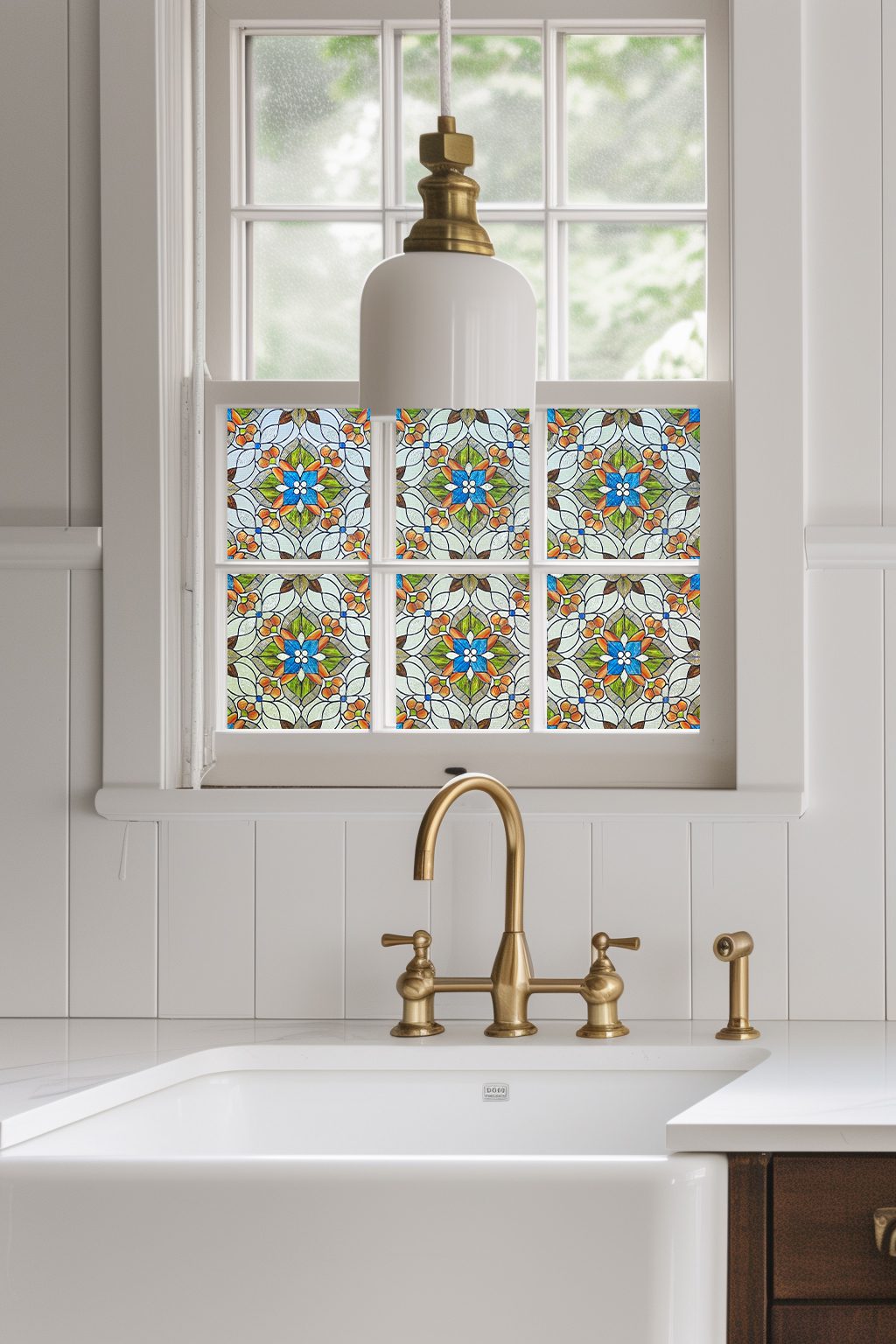 3D Decorative Stained Glass Window Film – Kaleidoscope | Wholesale & OEM Supply