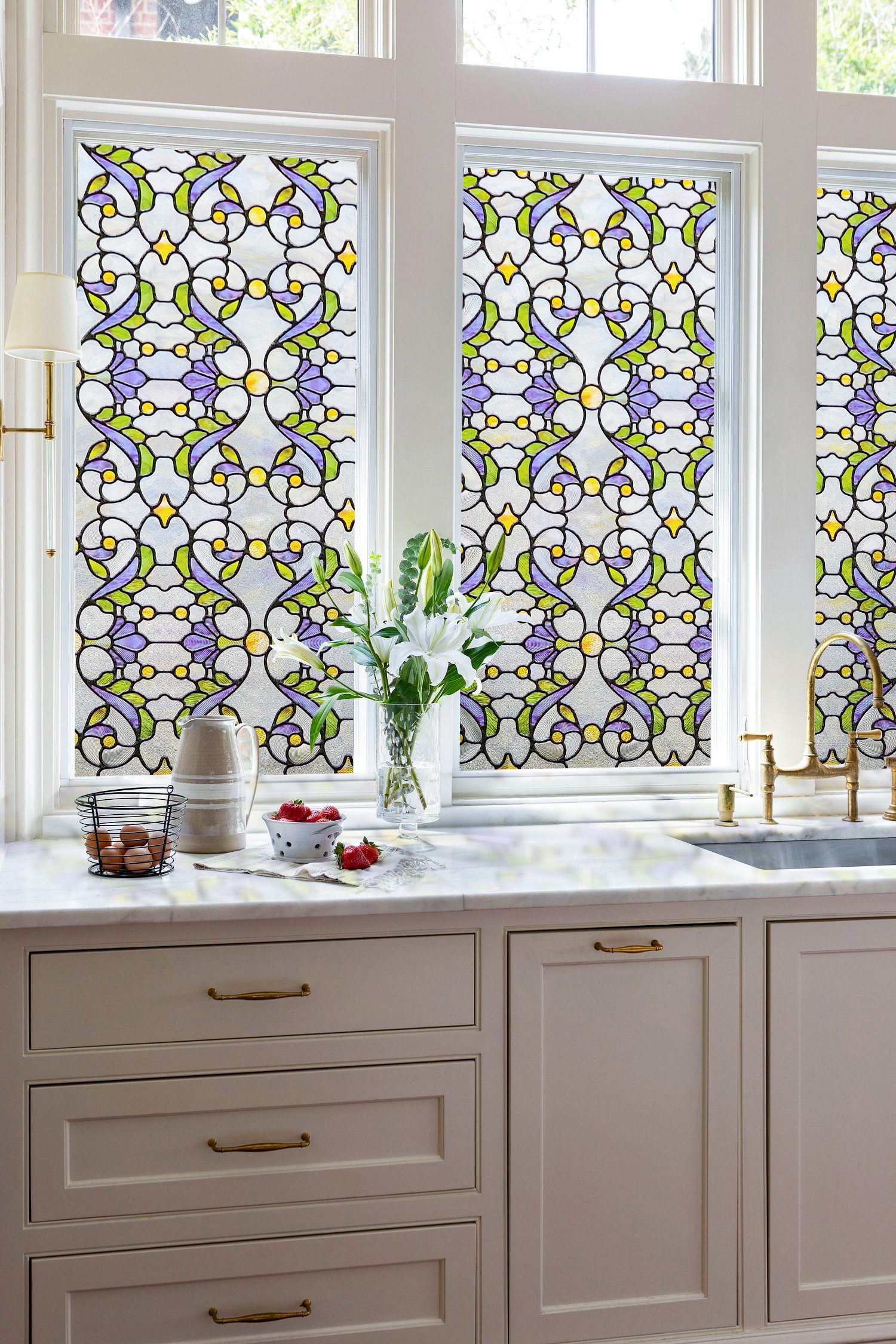 Genes Stained Glass Decorative Window Film – Wholesale Supply
