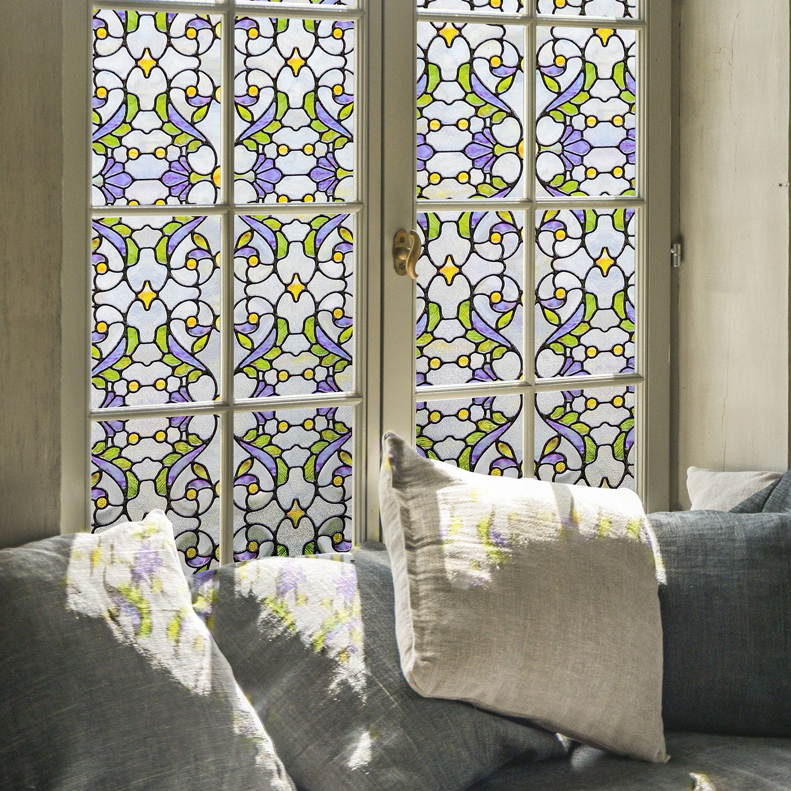 Genes Stained Glass Decorative Window Film – Wholesale Supply