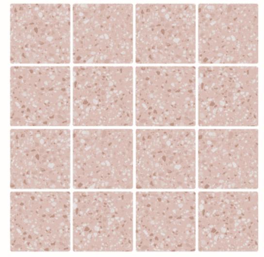 Pink Ink Wash Tile Adhesive for Home