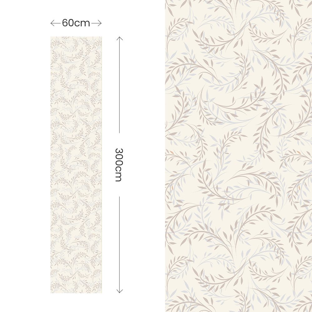 Beige Peel and Stick Wallpaper for Home Bathroom-Fancyfix