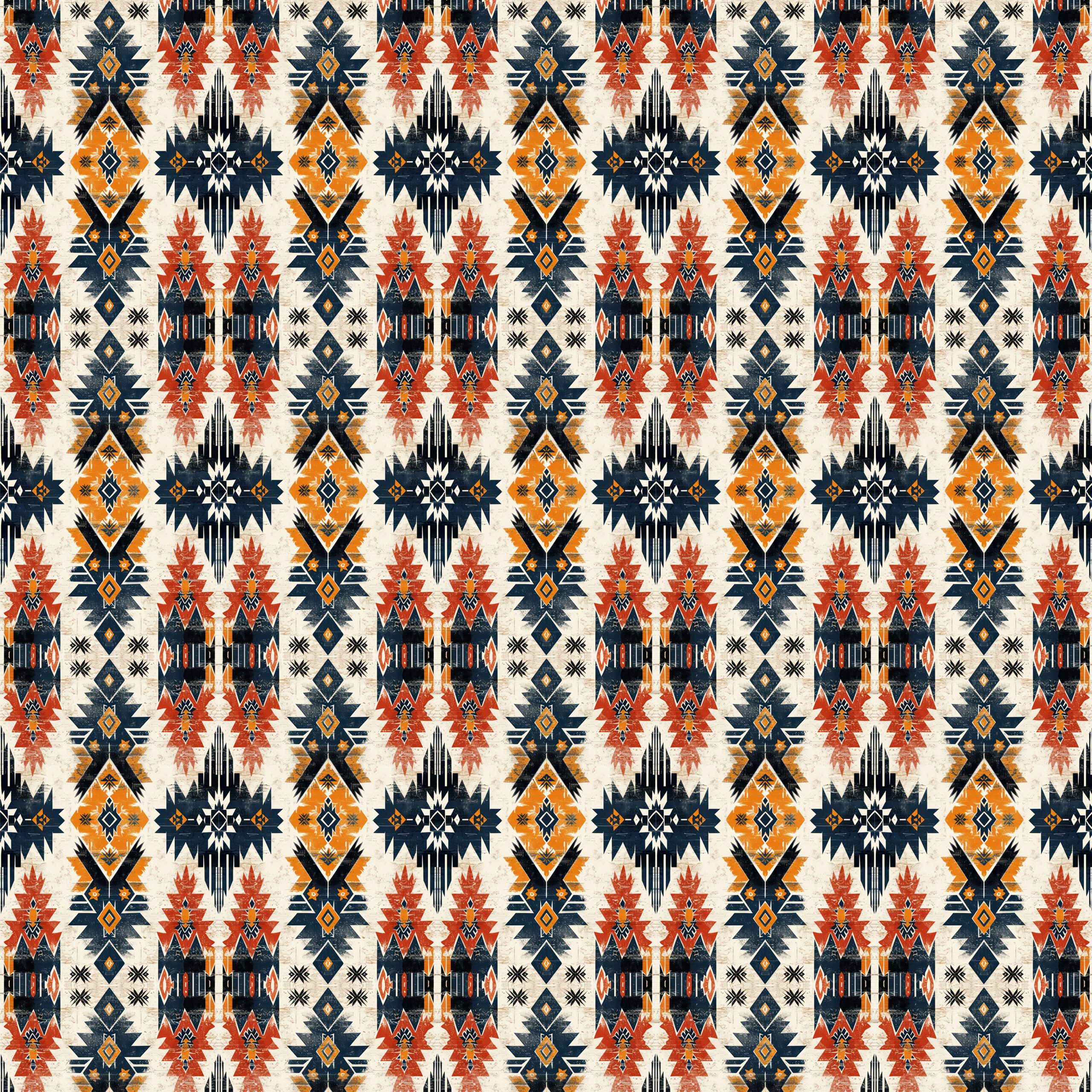 Ethnic Patterns Vintage Peel and Stick Wallpaper - Fancyfix