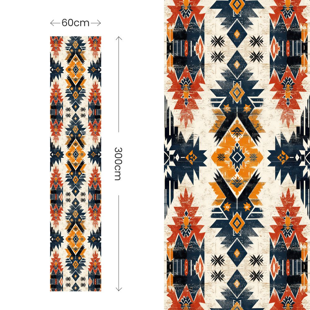 Ethnic Patterns Vintage Peel and Stick Wallpaper - Fancyfix