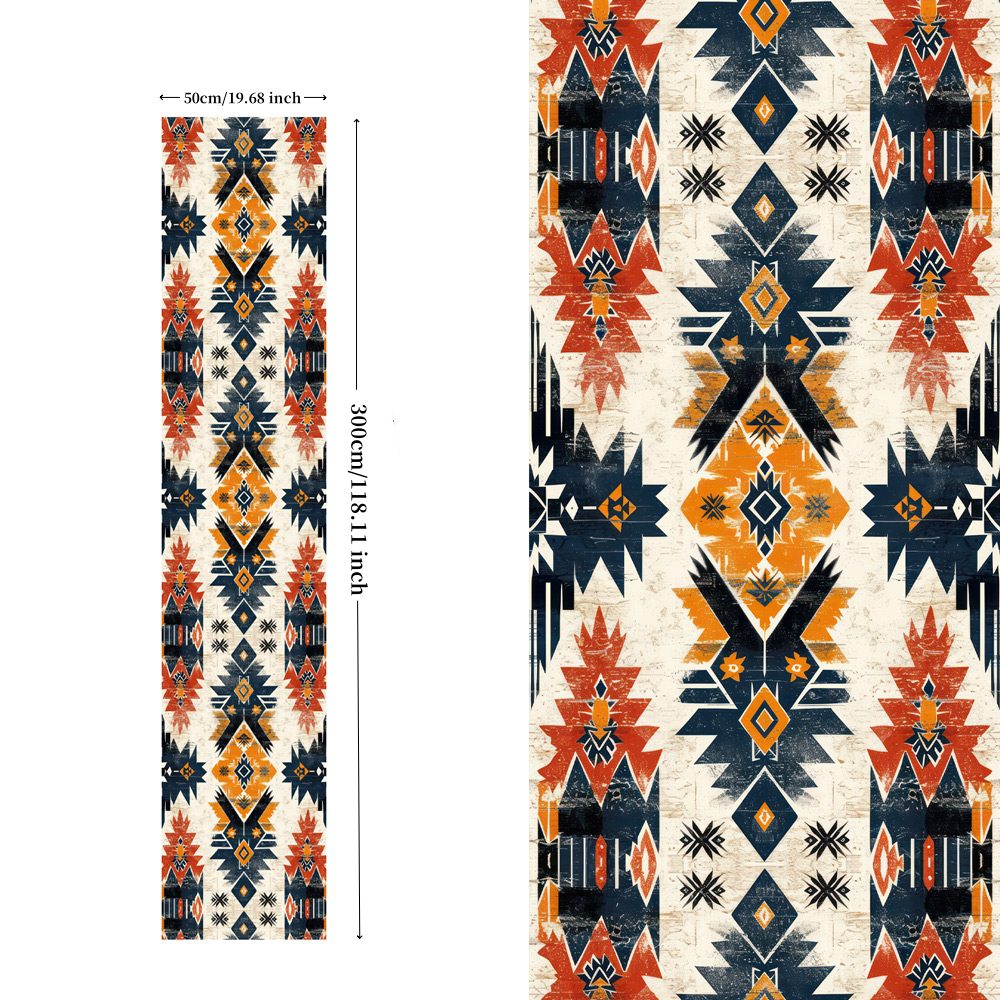 Ethnic Patterns Vintage Peel and Stick Wallpaper - Fancyfix