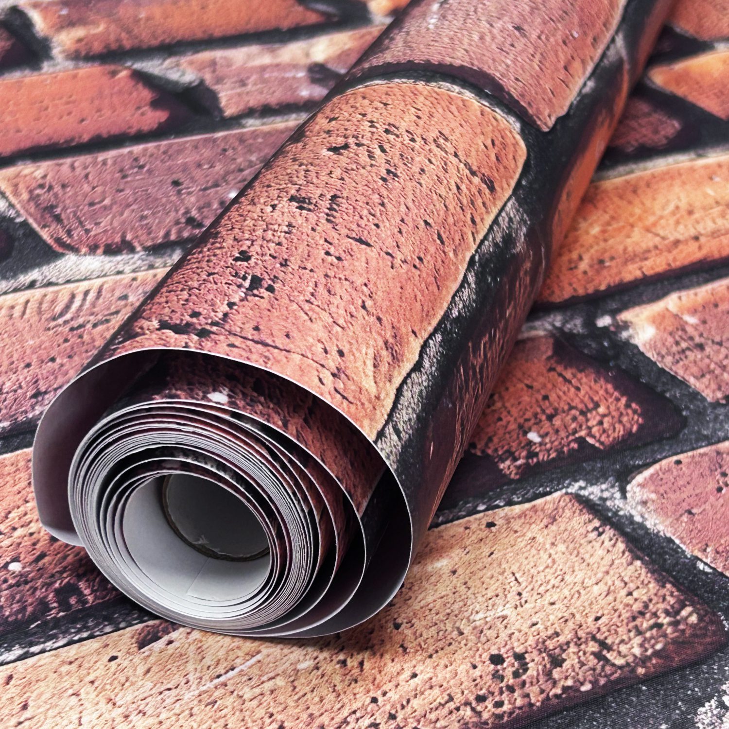 Red Brick Peel and Stick Wallpaper for home