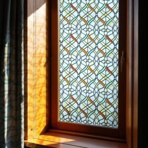 ribbons stained glass window film