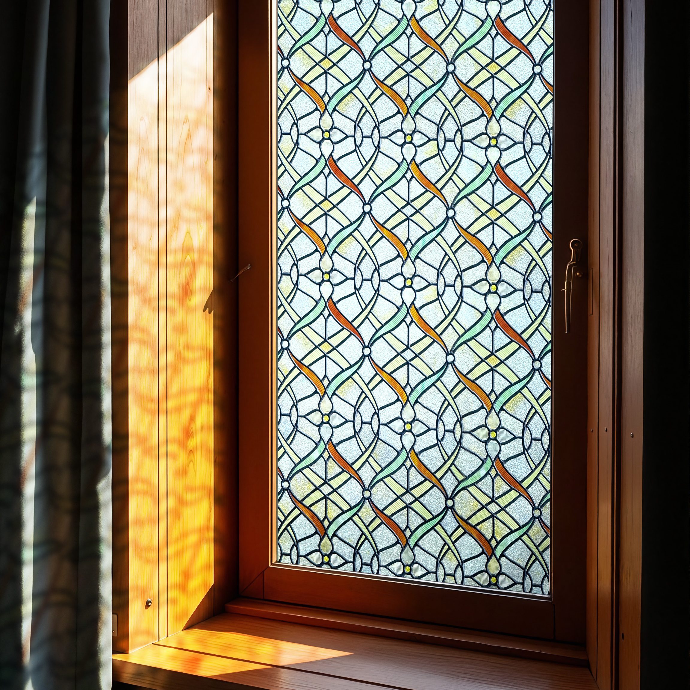 Ribbons Stained Glass Window Film – Decorative & Privacy Window Film