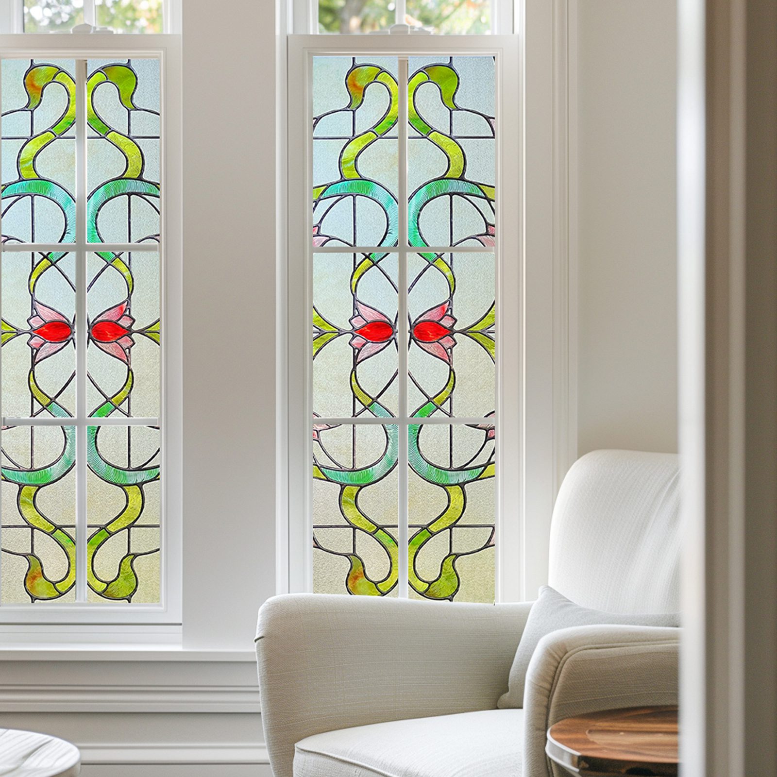 Eden Stained Glass Decorative & Privacy Window Film