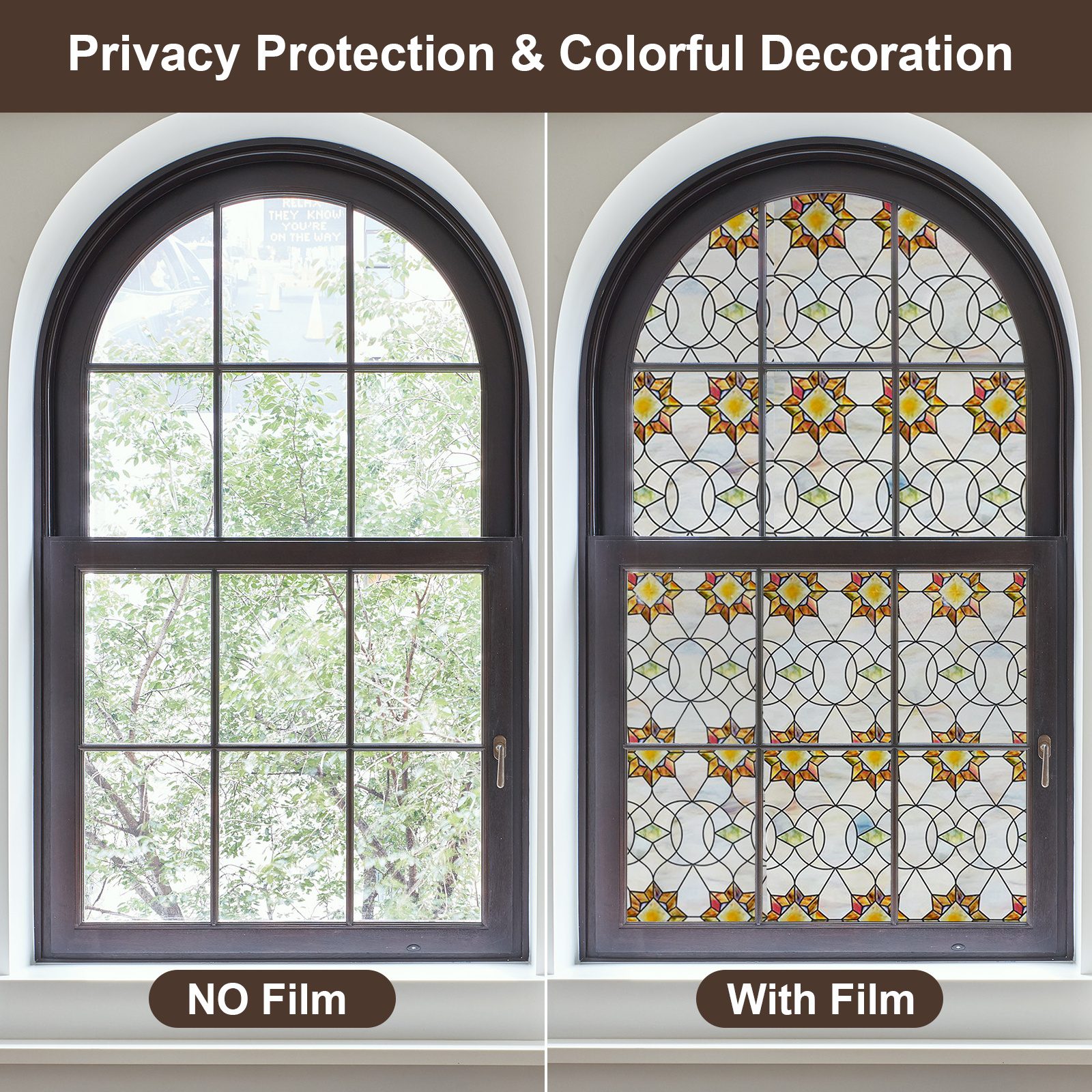 Victoria Stained Glass Decorative Window Film