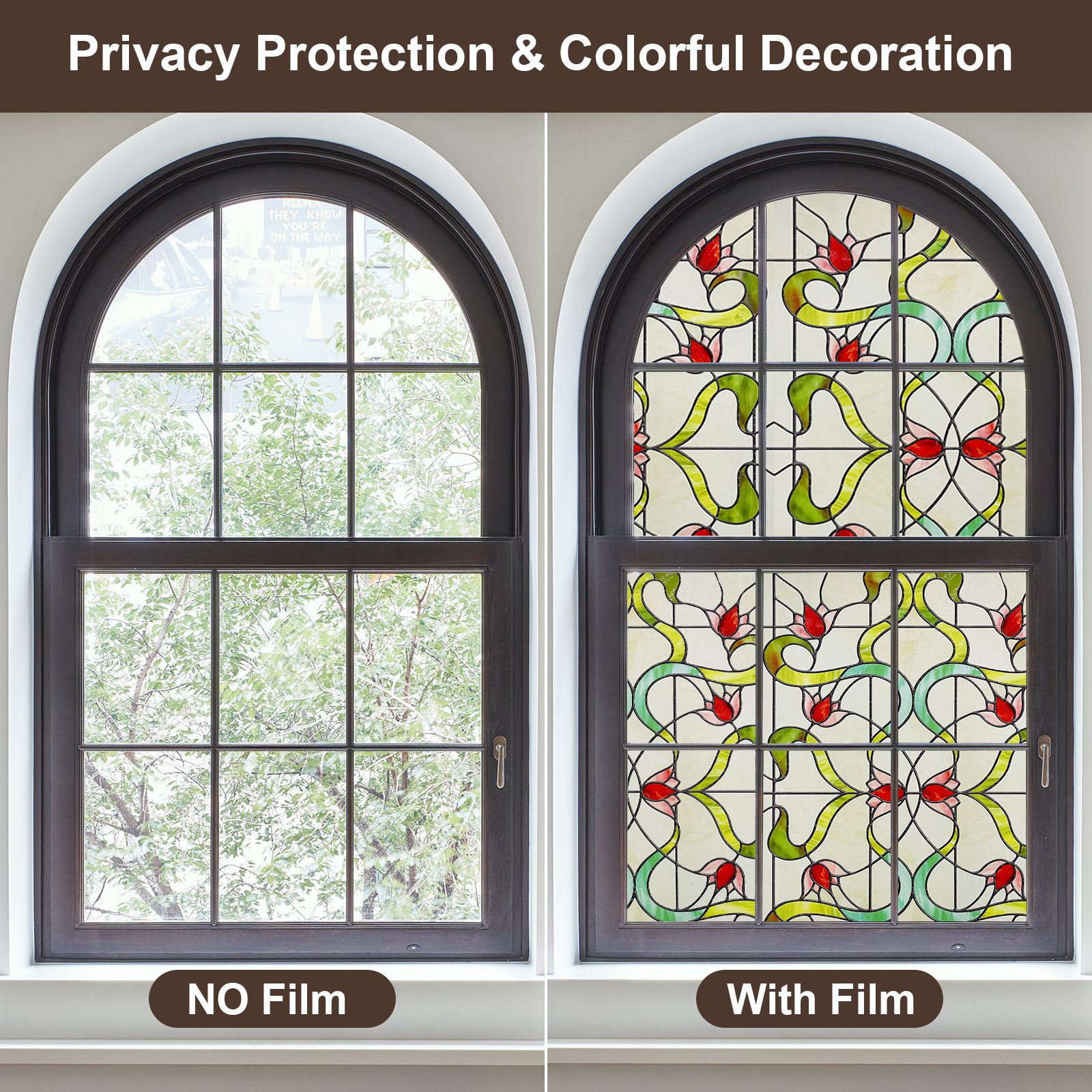 Eden Stained Glass Decorative Window Film