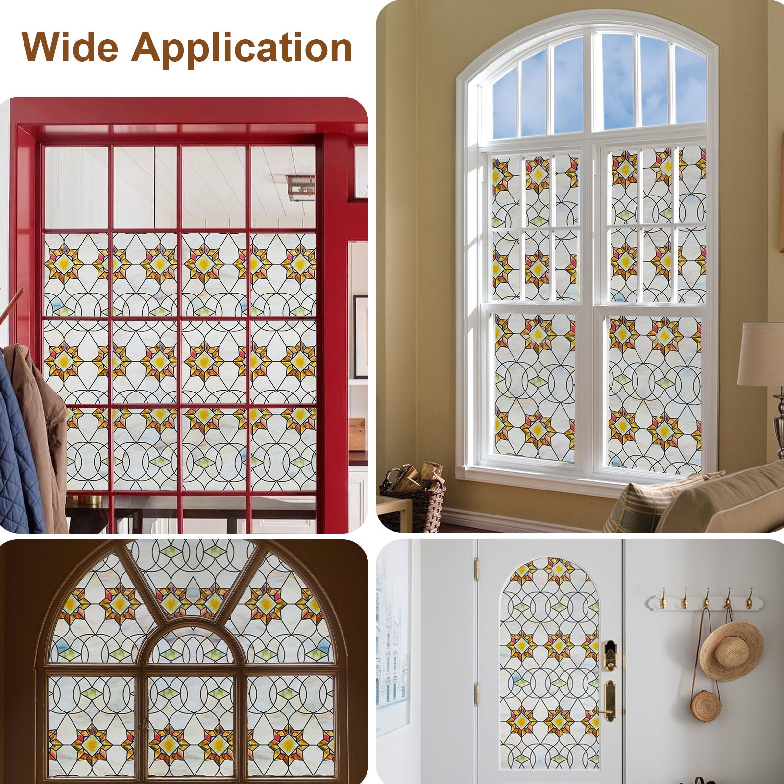 Victoria Stained Glass Decorative Window Film