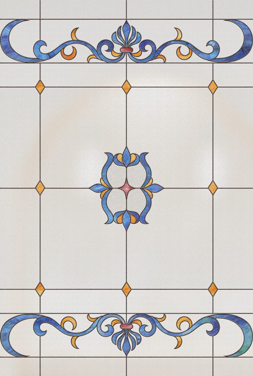 3D Stained Glass Decorative Window Film --Diana