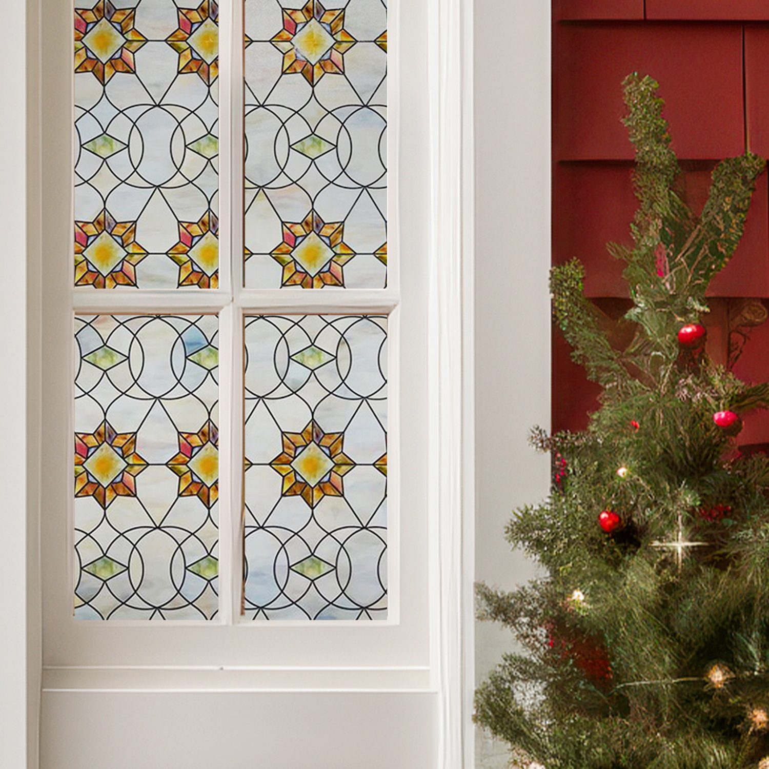 Victoria Stained Glass Decorative Window Film