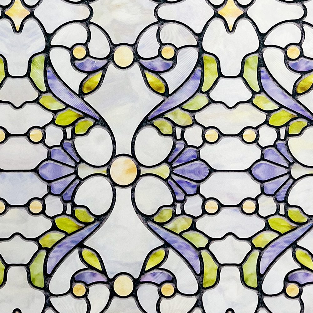 Genes Stained Glass Decorative Window Film