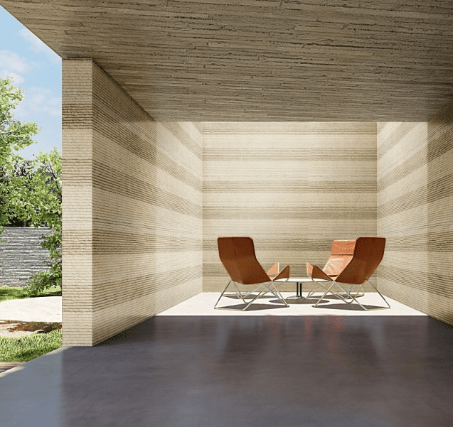 Linear Pattern Flexible Stone Panel – Oman Style