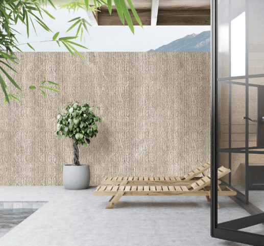 Linear Pattern Flexible Stone Panel – Oman Style
