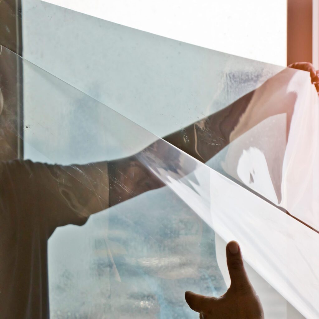 static cling vs low tack adhesive window film comparison