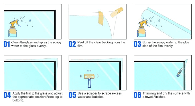 window film installation steps