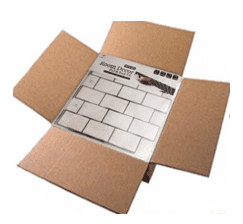 backsplash tile packaging