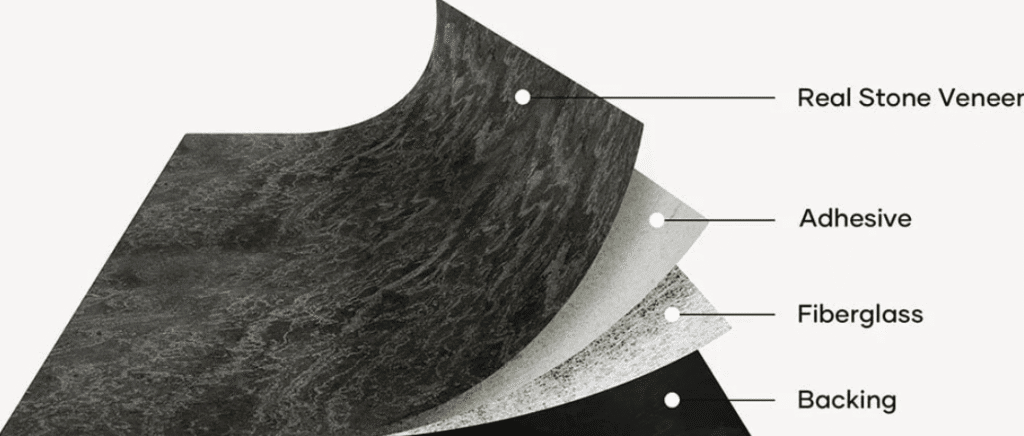 flexible stone material
