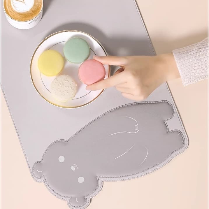 Bear Electric Heated Desk Mat – Warming Pad for Office & Home