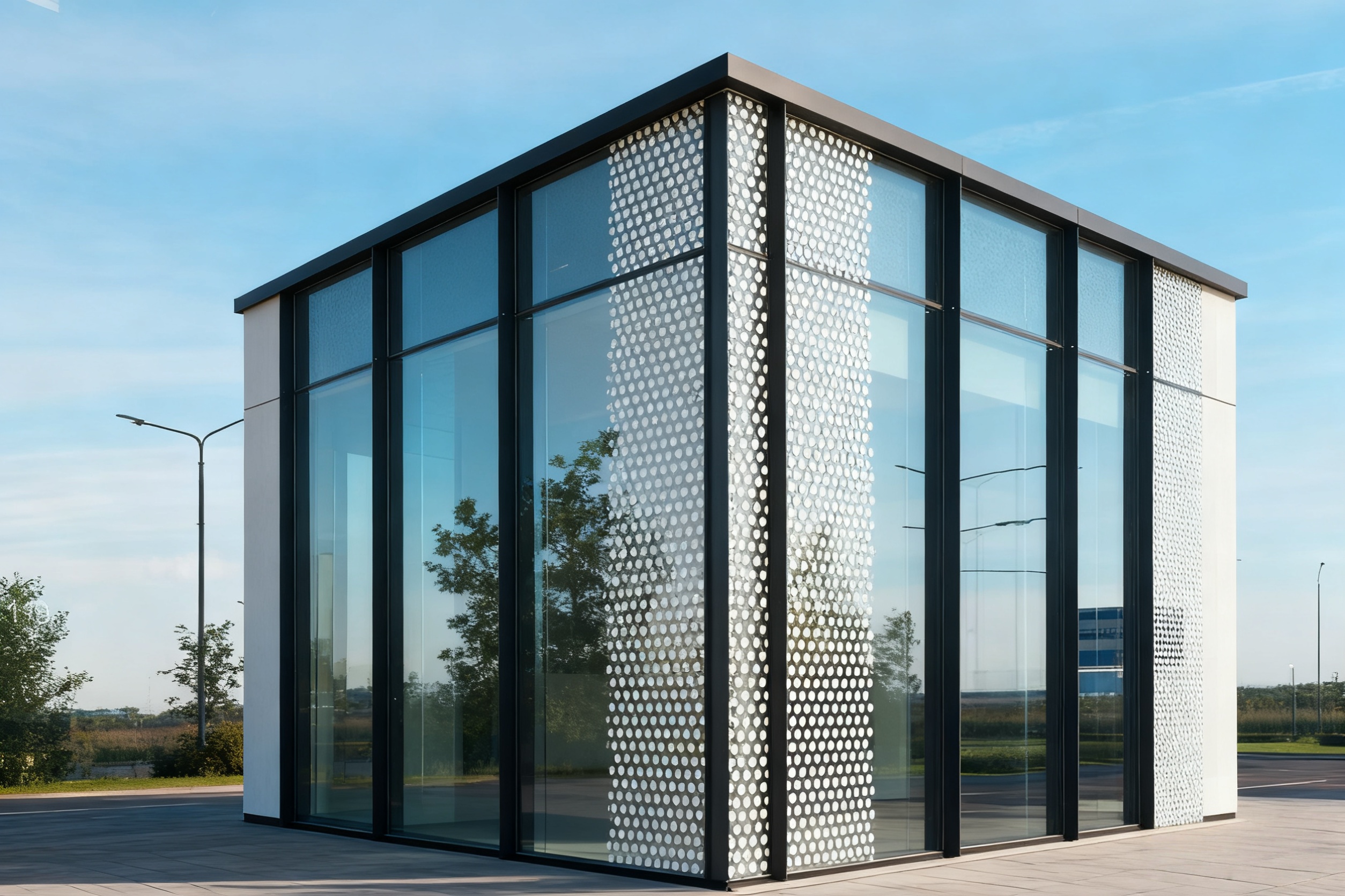 Decorative Window Film For Mid-Size Buildings